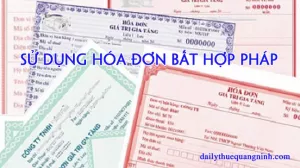 Sử dụng hóa đơn bất hợp pháp